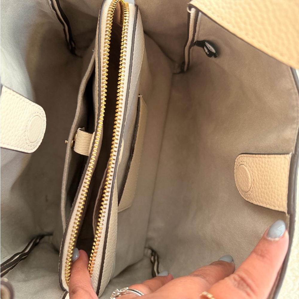 kate spade Cream Pebbled Leather Shoulder Bag - Picture 11 of 12